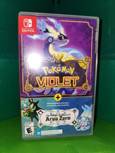 CIB w/ Insert - Pokemon Violet + The Hidden Treasure of Area Zero (Switch, 2023)