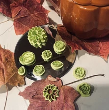 Polymer Clay Floral Cutter Lot! 10 Flower Shaped Cutters!