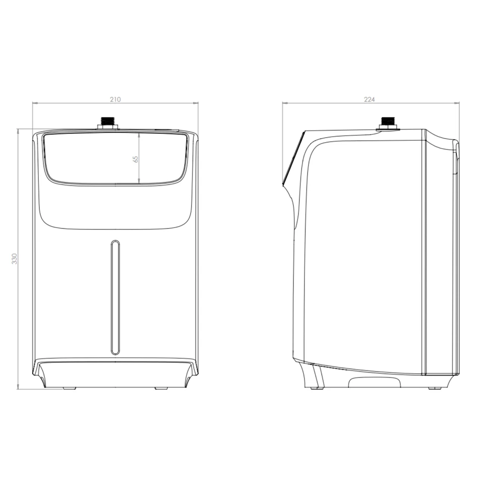 Single Lever 3-in-1 Instant Boiling Hot Water Tap – Matt Black - Full Kit - Image 3 of 4