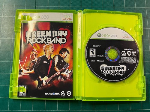 Green Day: Rock Band (Microsoft Xbox 360, 2010) COMPLETE CIB, Clean! - Picture 3 of 5