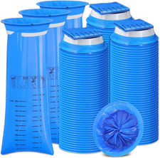 150 Pack Leak-Proof Vomit Bags Disposable with Twist Ties, 1000Ml Capacity, Hosp
