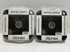 Lot Of (2) Velcro VEL-30082-AMS 2" x 25' Industrial Strength Fasteners