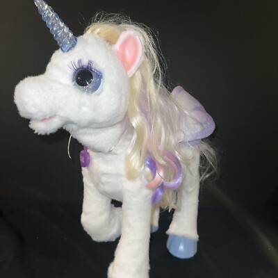 2014 FurReal Friends StarLily My Magical Unicorn Plush Interactive Pet  Hasbro
