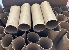 40 Empty Toilet Paper Rolls Cardboard Tubes for Arts Crafts School Projects
