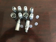 (10) MJ-06-08 Hydraulic Hose Crimp Fittings 3/8" x #8 Male JIC 06U-508