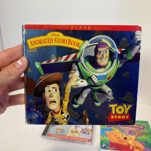 Vintage 90s Disney Pixar CD-Rom Activity Games Lion King Toy Story Pooh Bear - Picture 8 of 16