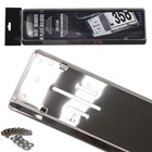 2x License Plate Holder Stainless Steel or Steel Powder Coated in Many Colours