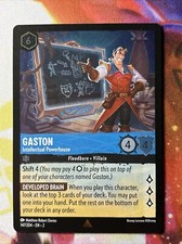 Lorcana Rise of the Floodborn Gaston Intellectual Powerhouse Cold Foil 147/204