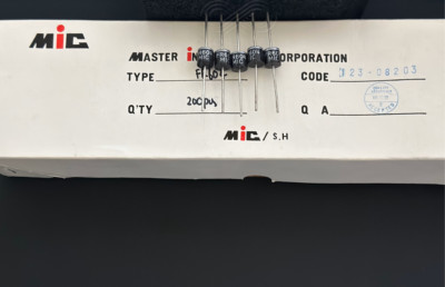 20Pcs FR604 MIC Axial Fast Recovery Rectifier Diode 400V 6A R-6