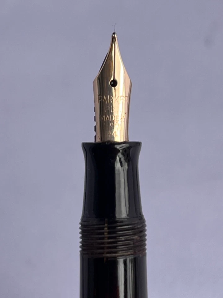 Parker Shadow Wave, Brown Satiated, Junior Slender , Restored - Image 3 of 4