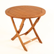 CAPRI Klapptisch 80x80 Gartentisch Holztisch Balkontisch Tisch Terrasse Balkon