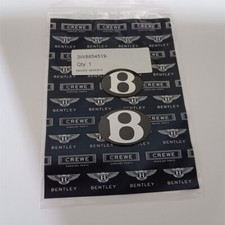 2012bentley Continental Gt Gtc Flying Spur Frontrear Black Hood Bonnet Badge