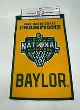 2021 Baylor Bears NCAA Men’s Basketball National Champions Embroidered Banner