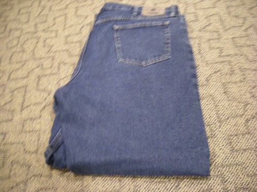 Relaxed Fit Denim Blue Jeans 