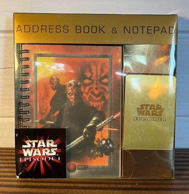 Star Wars Episode 1: Die dunkle Bedrohung Adressbuch & Notizblock
