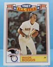 1988 Topps #4 - Wade Boggs AL All Star 1987 - Boston Red Sox - Excellent
