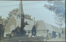 St. Paul Episcopal Church Southington CT RPPC Real Photo Postcard c1911-22