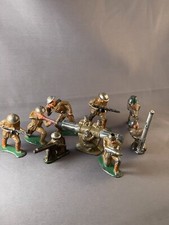 Vintage 8 Barclay Manoil Lead Toy Soldiers