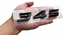 345 Emblem Car Badge 3d Decal For Passenger Driver Side Blackred - 1pcs 345 Emblem Car Badge 3d Decal For Passenger Driver Side Blackred - 1pcs