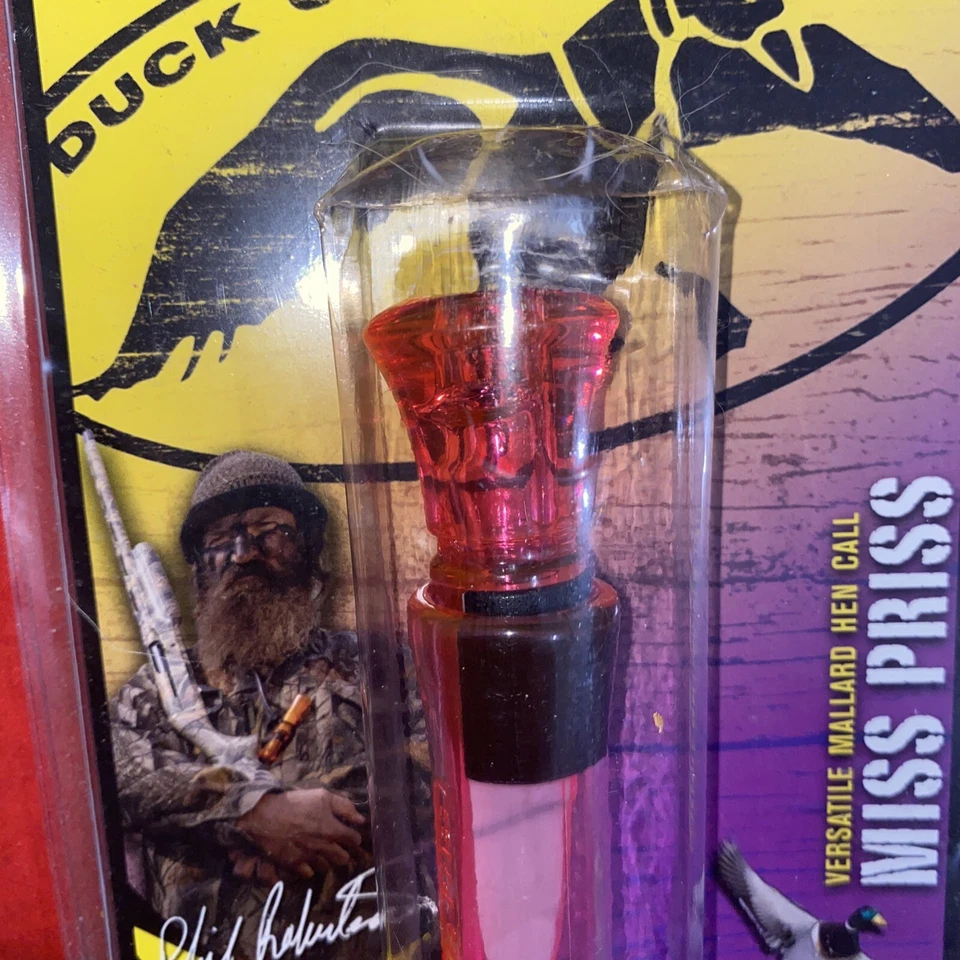 Vintage Duck Call Commander Miss Priss Duck Call Hot Pink Ladies Season New - Image 3 of 4