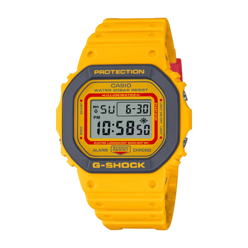 NEW Authentic Casio G-Shock DW-5610Y-9DR Digital Yellow Resin Watch Yellow