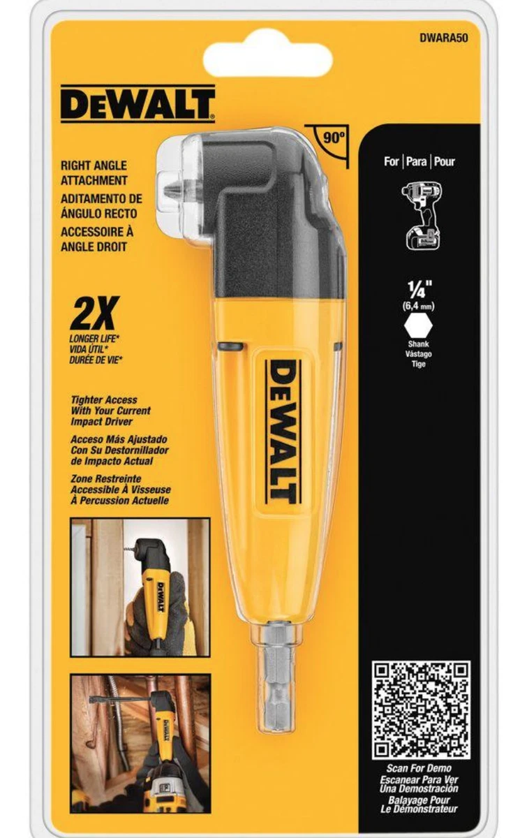 Buy Dewalt Right Angle Drill Attachment Impact Ready 90 Degree