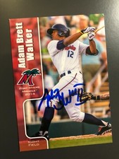 Minnesota Twins ADAM BRETT WALKER autographed 2014 Grandstand Fort Myers Miracle