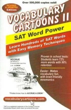 Vocabulary Cartoons II: SAT Word Power - Paperback By Burchers, Sam - GOOD