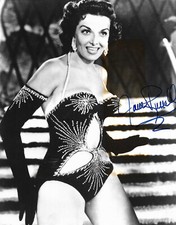 Jane Russell autograph signed 20x25 cm picture b/w