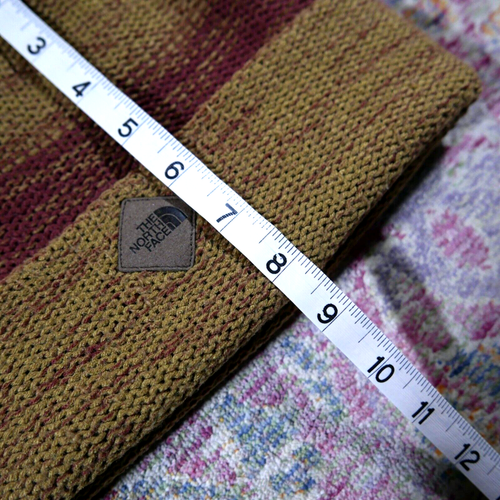 Vintage North Face Brown Label Beanie Bobble Hat RRP £40 TNF Outdoor Terrace - Picture 6 of 6