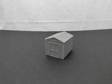 1:64 S Scale - Simple Shed - 3D Printed Undecorated 2/pkg