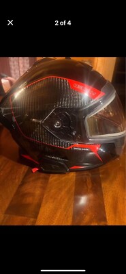 509 Delta V Carbon Ignite Electric Lens Snowmobile Helmet F01016200-160-001 XXL