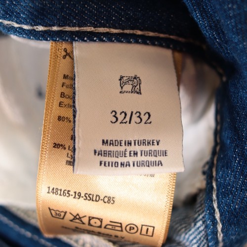 Scotch Soda Jeans Womens W32 L32 Blue Straight Leg Amsterdams Blauw - Picture 11 of 12