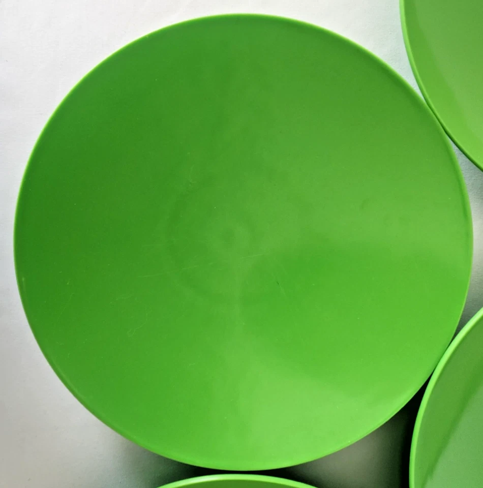 Melissa Easton para Zak! Juego de 4 ensaladeras poco profundas verde loto melamina Designs Foto 4 de 4