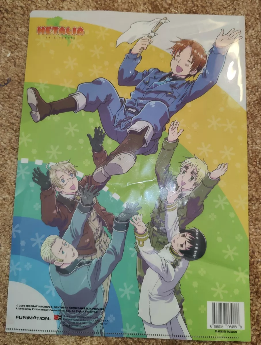 ANIME HETALIA AXIS POWERS FOLDER ENGLAND JAPAN GERMANY AMERICA