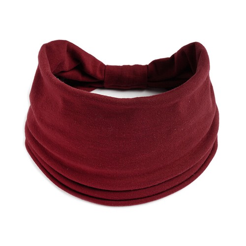 Fascia larga donna elastica yoga donna piega capelli sport turbante testa avvolgente - Foto 42 di 57