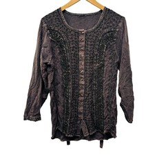 Indian Boho Embroidered Top