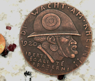 1920 French MEDALLION: 