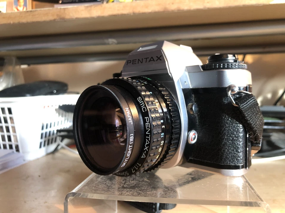 Vintage Pentax Super Program 35mm SLR Camera + 50mm 1:1.7 Lens - VGC - Image 3 of 4