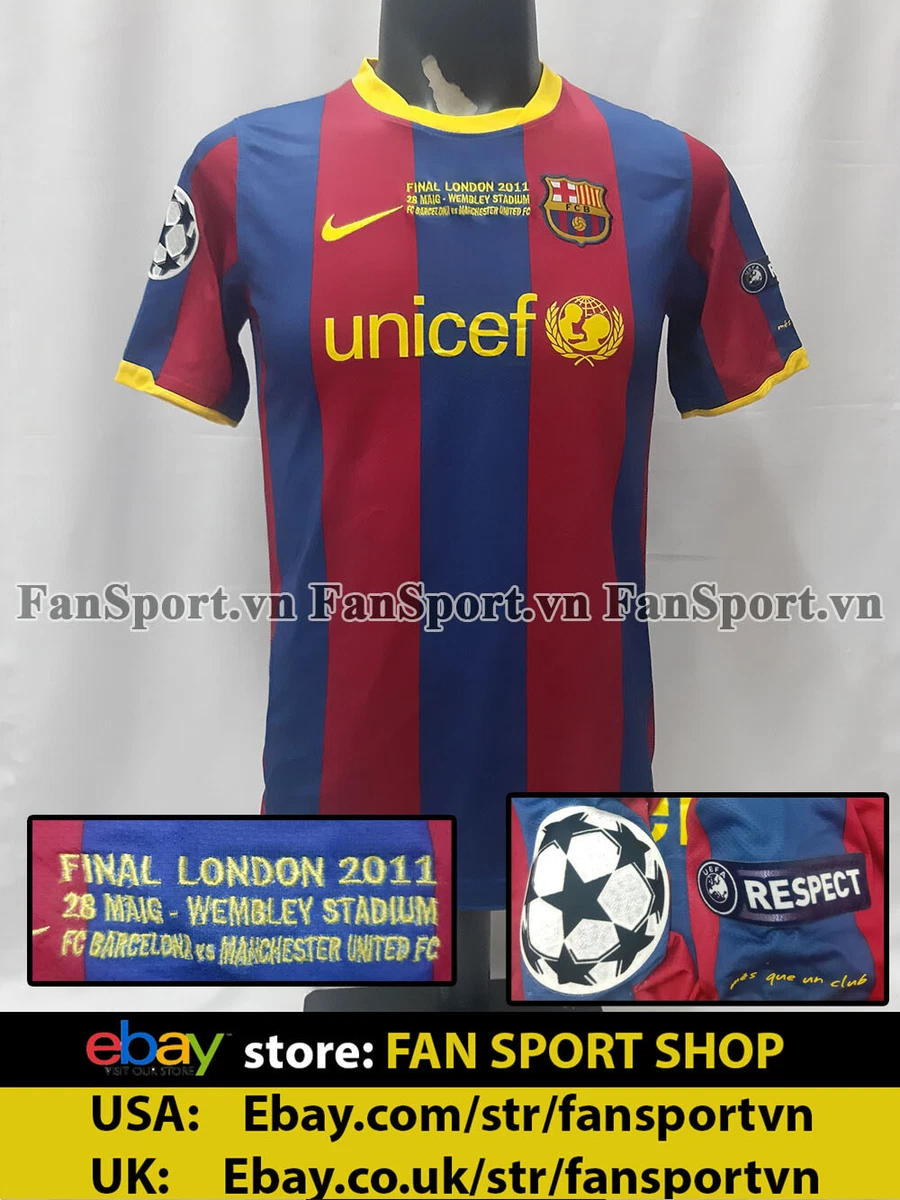 Barcelona 2011 Champions League Final Retro Jersey Men Adult