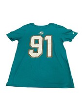 Preowned Nike NFL Miami Dolphins #91 Cameron Wake Shirt Size Small D1