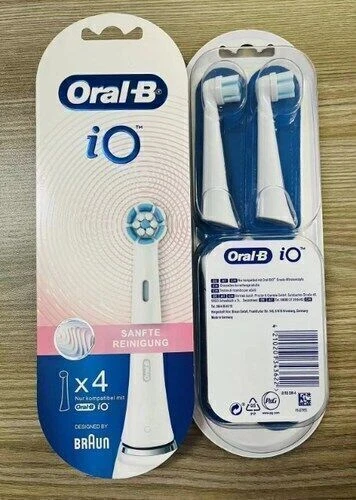 Oral-B iO Ersatzbürsten Sanfte Reinigung Aufsteckbürsten Schwarz/Weiß MK6E7XVB2J - Bild 14 von 20