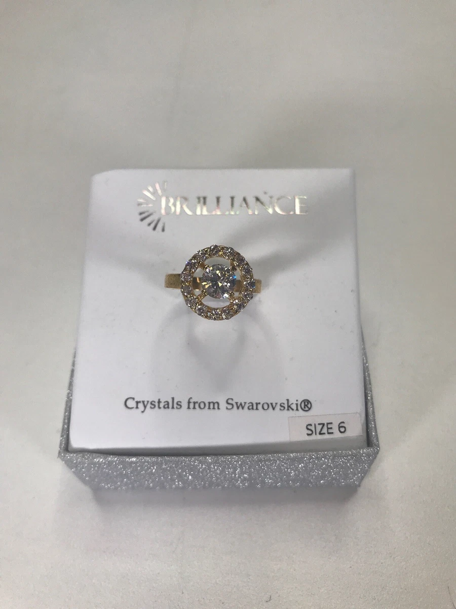 Brilliance rings with swarovski crystals deals