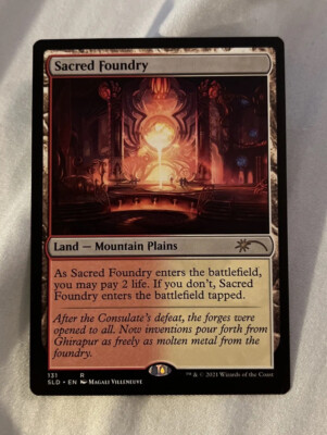 MTG Magic The Gathering Sacred Foundry *NP