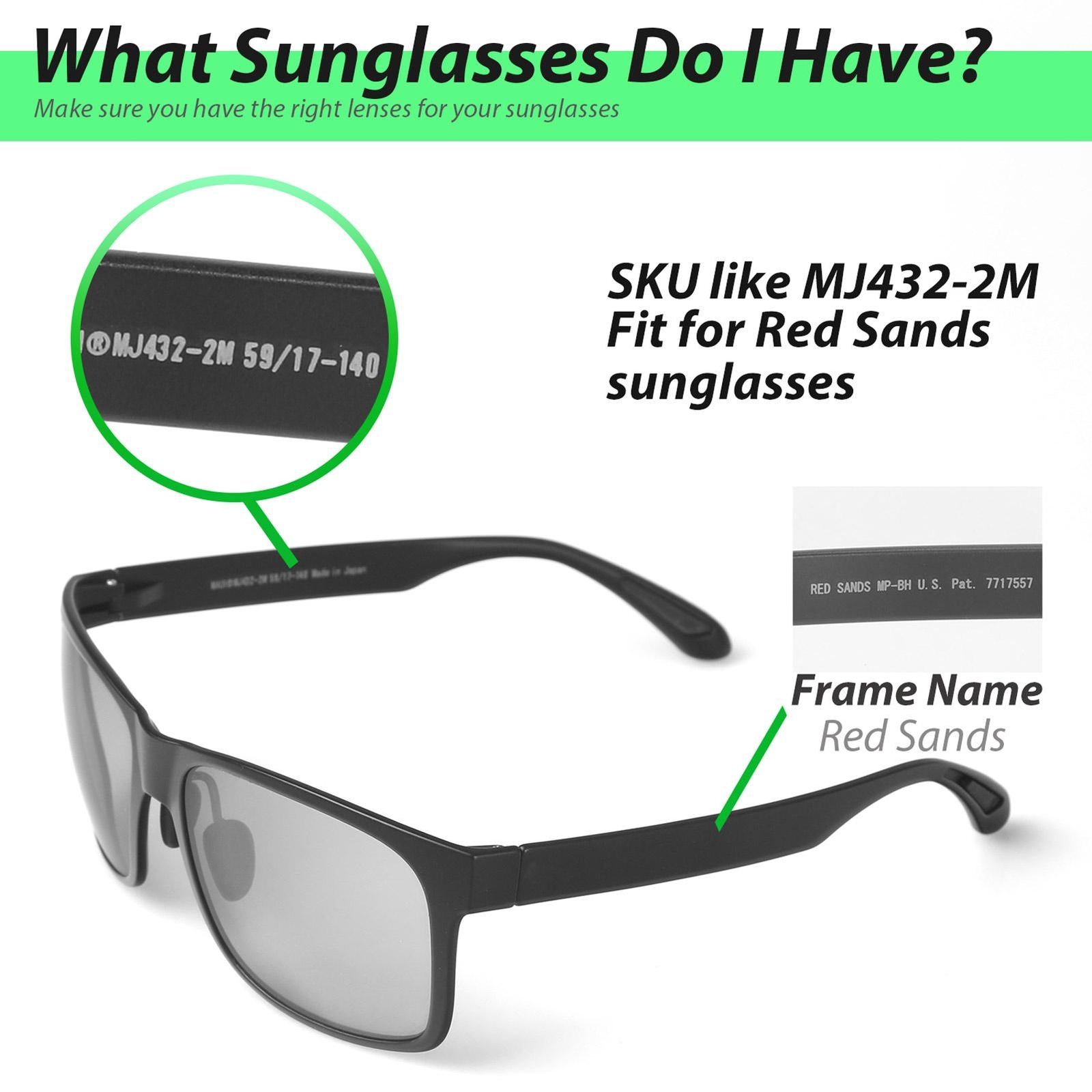 Walleva Replacement Lenses For Maui Jim Red Sands Sunglasses Multiple