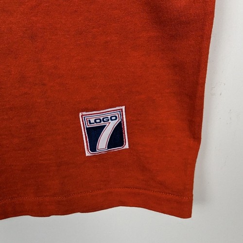 Vtg 1992 Logo 7 NFL Tampa Bay Buccaneers Single Stitch Orange T-Shirt Men's XL - Picture 9 of 15