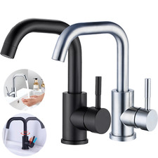 Wasserhahn Waschbecken Waschtischarmatur Einhandmischer Mischbatterie f&uuml;r Bad