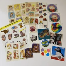 Vintage & Modern Stickers Set Bears Babies Animals Nursery Rhymes Santa & More