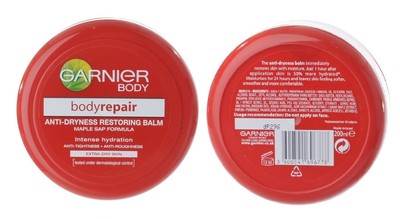 garnier body repair cream