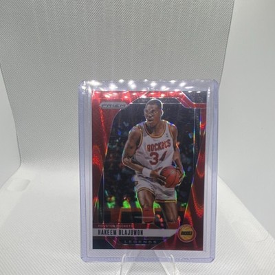 Panini 2024-25 Prizm Legends Hakeem Olajuwon Red Prizm #296 /299 Houston Rockets